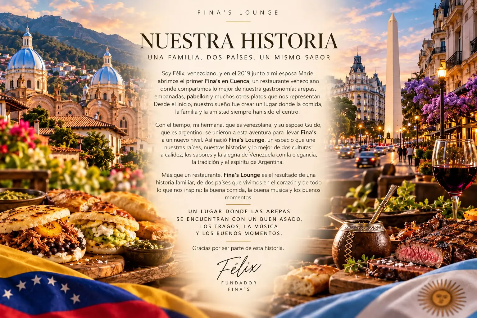 Nuestra historia: una familia, dos países, un mismo sabor